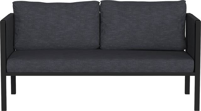 Outdoor Dellanor Charcoal Loveseat - Thumbnail - Image 1