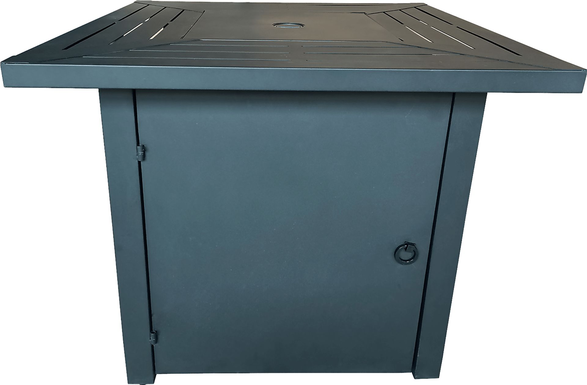 Outdoor Dighton Black Gas Fire Pit - Image 13