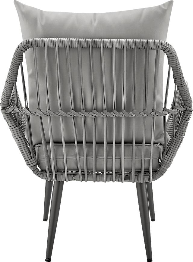 Outdoor Duffieldy Gray 4 Pc Conversation Set - Thumbnail - Image 13