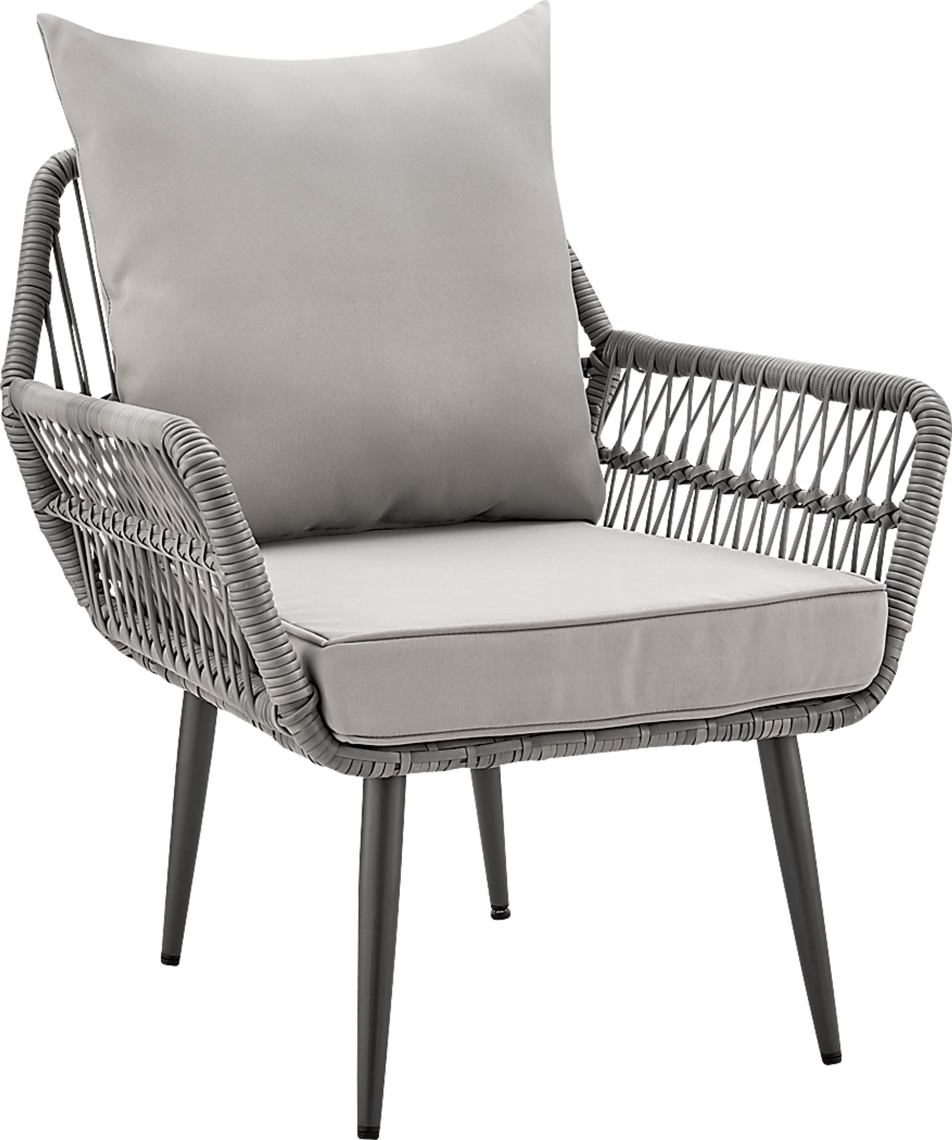 Outdoor Duffieldy Gray 4 Pc Conversation Set - Image 16