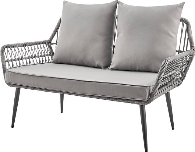Outdoor Duffieldy Gray 4 Pc Conversation Set - Thumbnail - Image 6