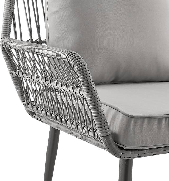 Outdoor Duffieldy Gray 4 Pc Conversation Set - Thumbnail - Image 7