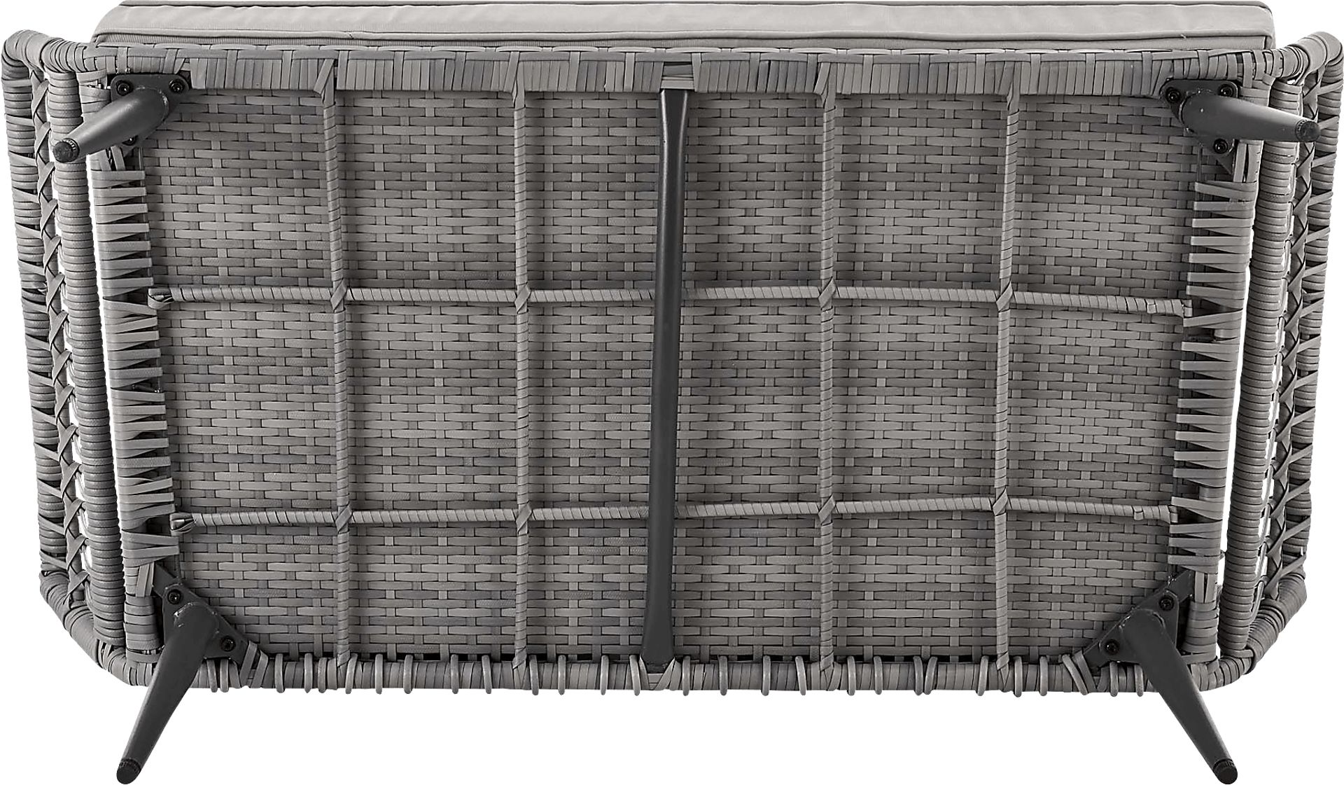 Outdoor Duffieldy Gray 4 Pc Conversation Set - Image 10