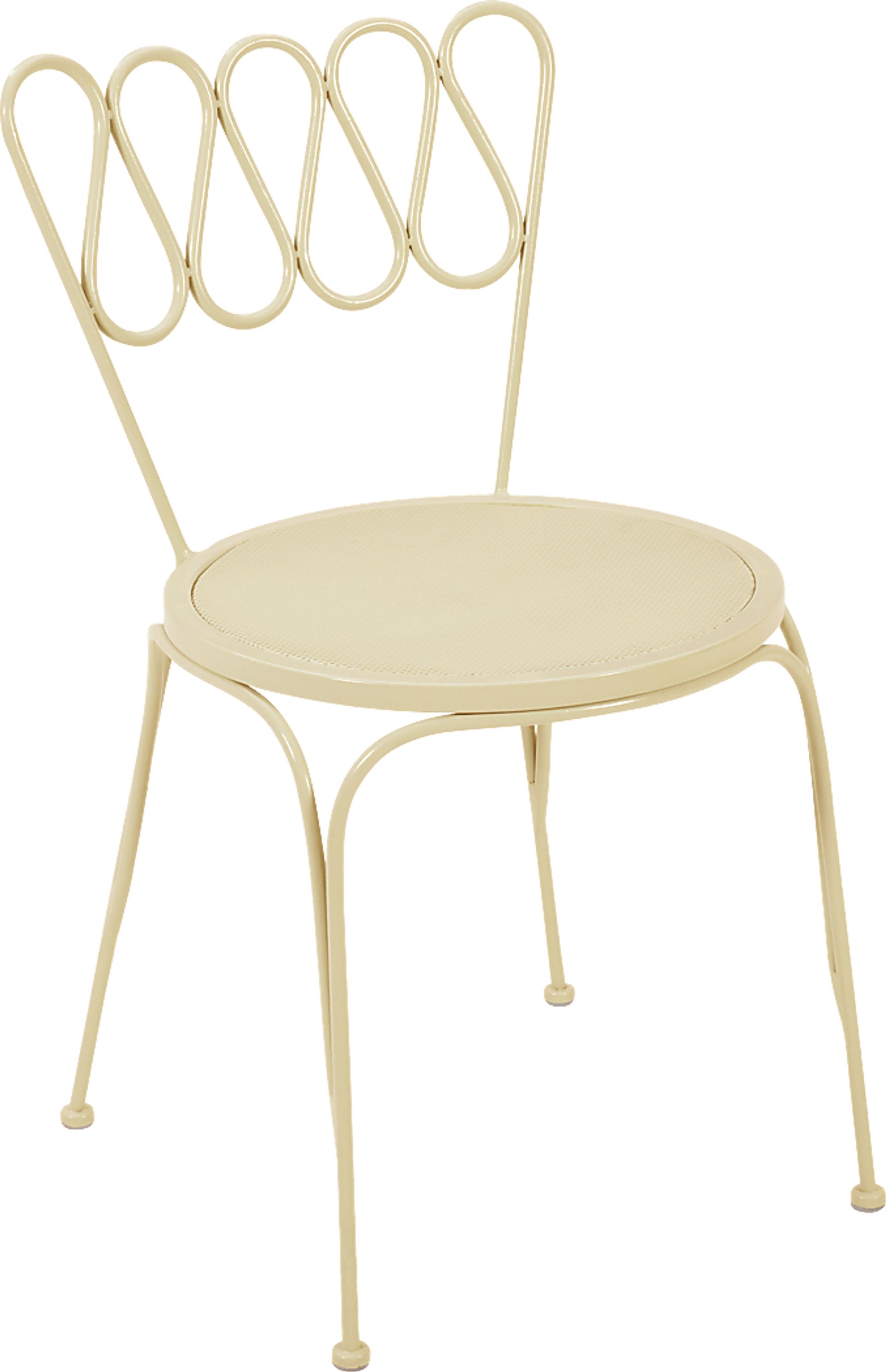 Outdoor Dynamoy Cream Dining Chair - Image 3