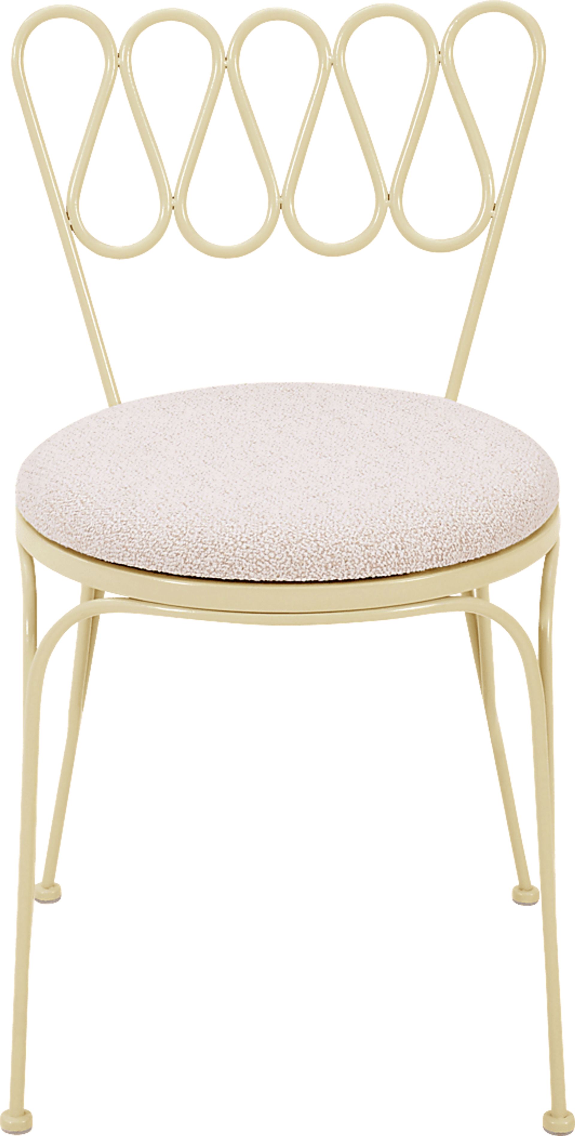 Outdoor Dynamoy Cream Dining Chair - Image 4