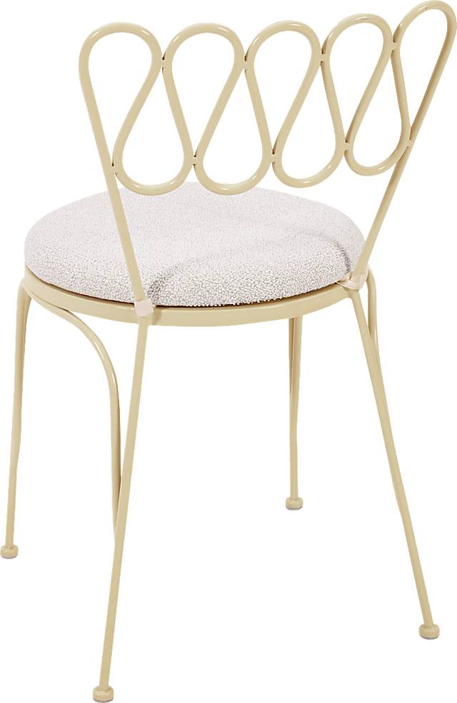 Outdoor Dynamoy Cream Dining Chair - Thumbnail - Image 5