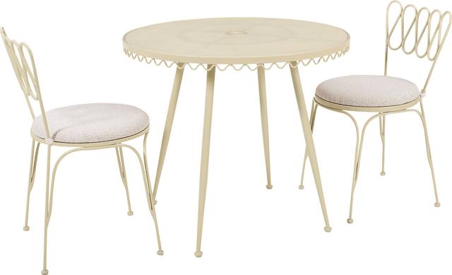 Outdoor Dynamoy Cream Dining Chair - Thumbnail - Image 7