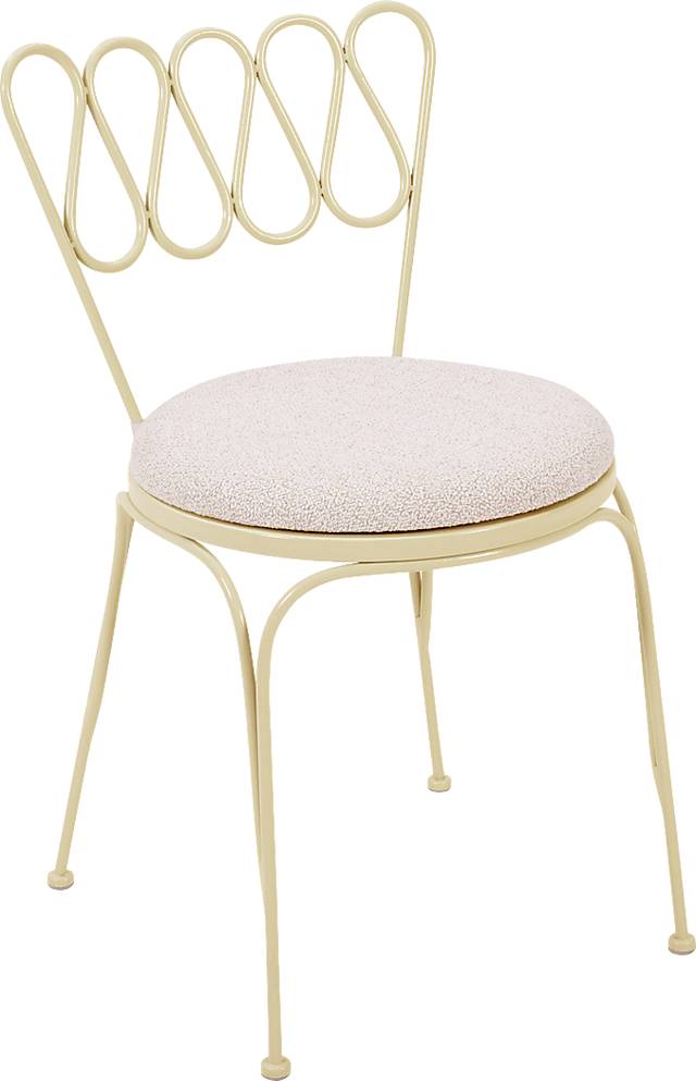 Outdoor Dynamoy Cream Dining Chair - Thumbnail - Image 1