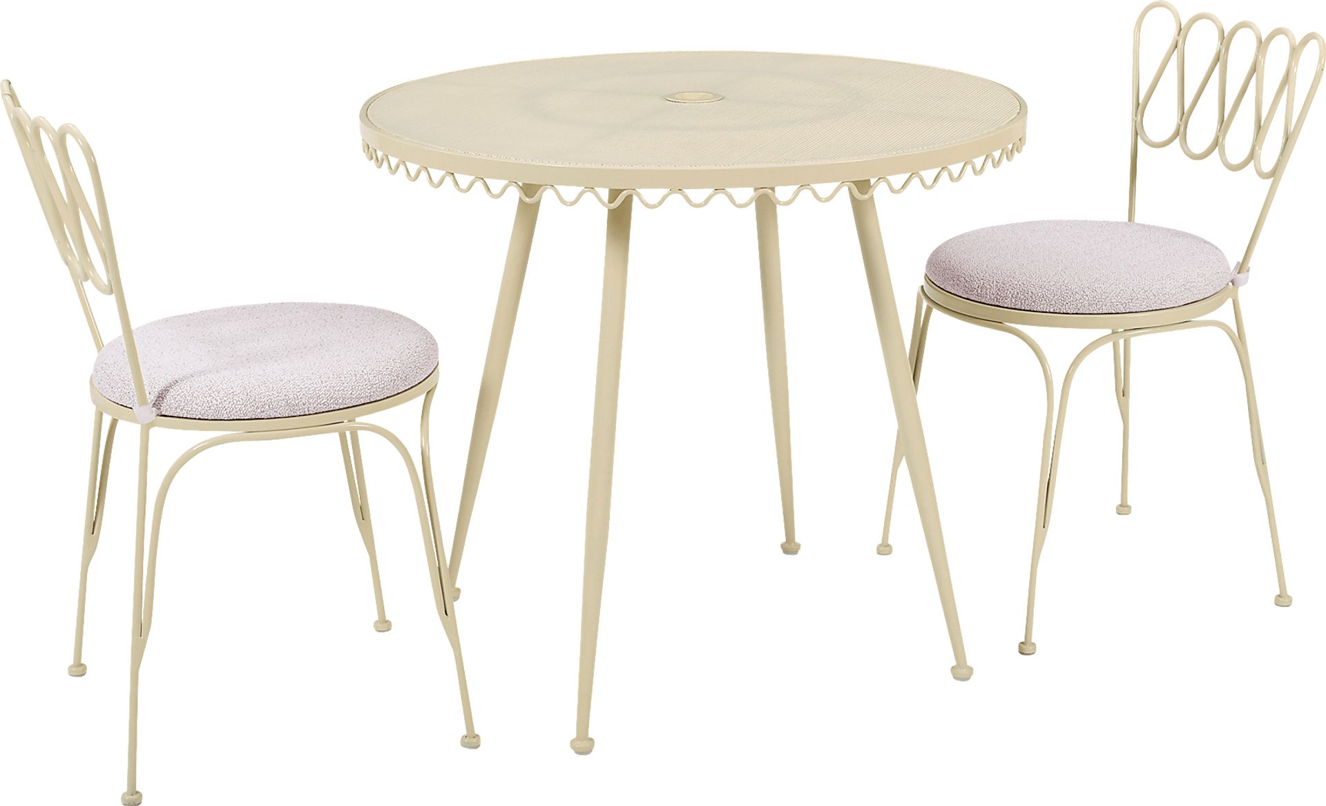 Outdoor Dynamoy Cream Dining Table - Image 5