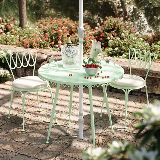 Outdoor Dynamoy Mint Green Dining Chair - Thumbnail - Image 2