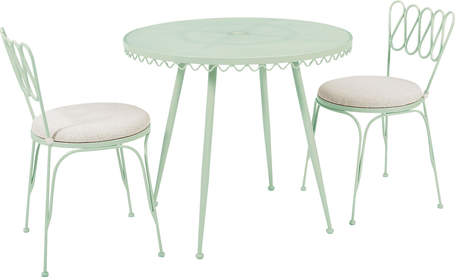 Outdoor Dynamoy Mint Green Dining Chair - Image 7