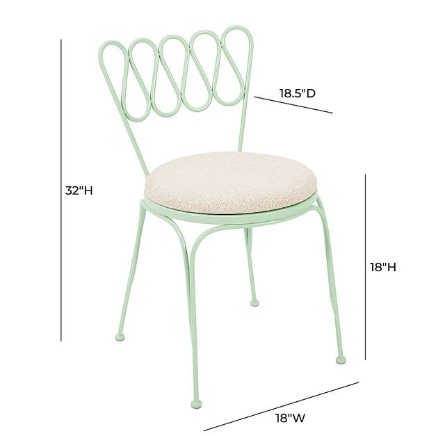 Outdoor Dynamoy Mint Green Dining Chair - Thumbnail - Image 8