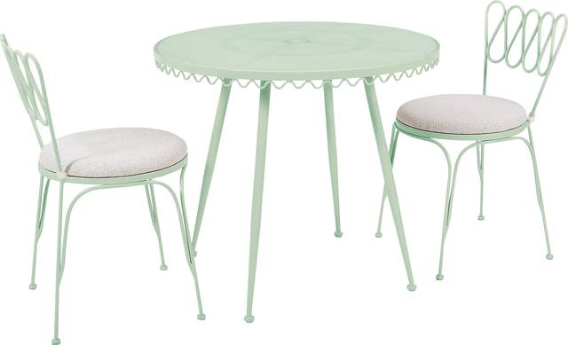 Outdoor Dynamoy Mint Green Dining Table - Thumbnail - Image 5