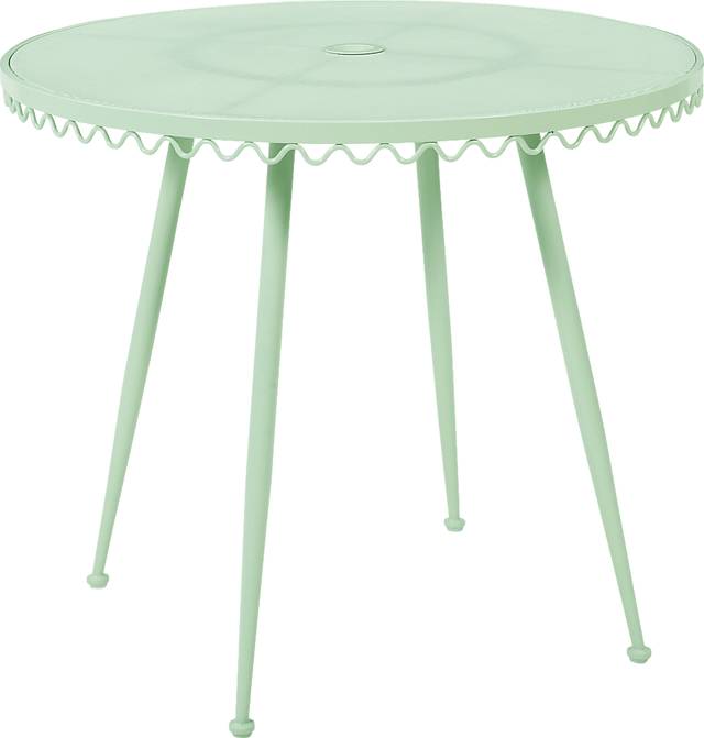 Outdoor Dynamoy Mint Green Dining Table - Thumbnail - Image 1