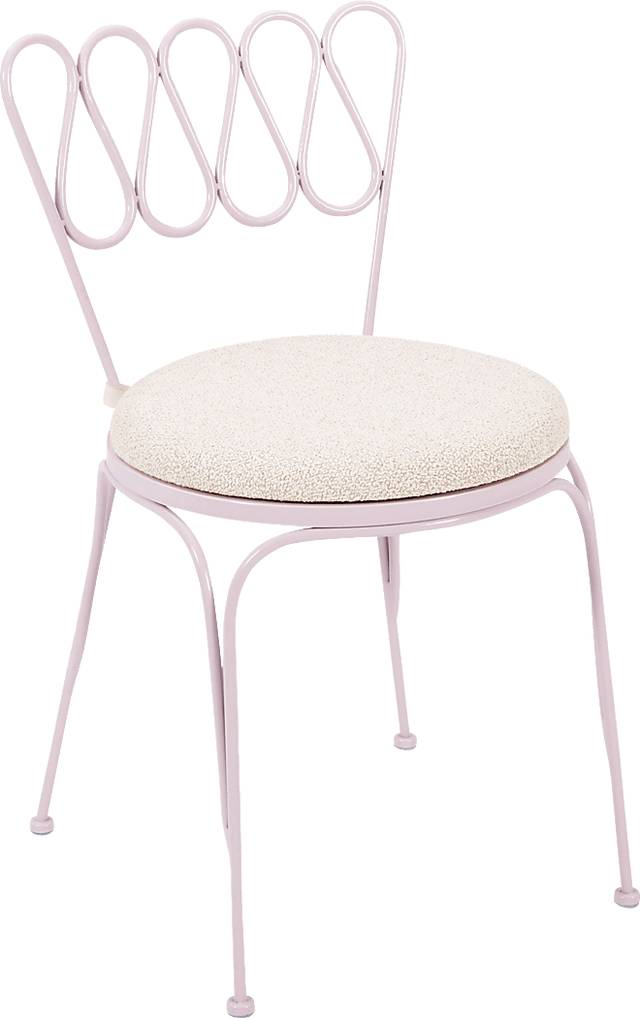 Outdoor Dynamoy Pink Dining Chair - Thumbnail - Image 1