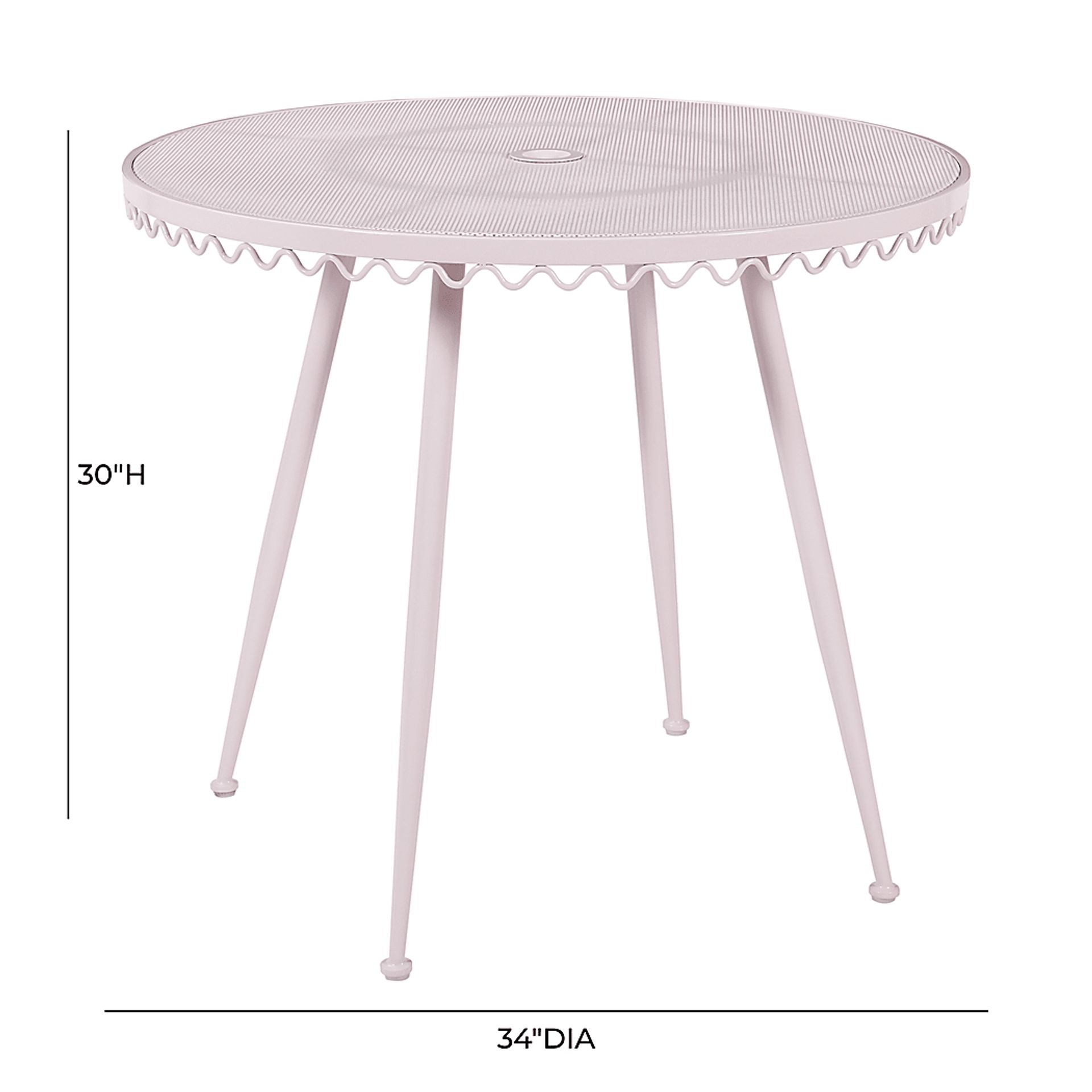 Outdoor Dynamoy Pink Dining Table - Image 6