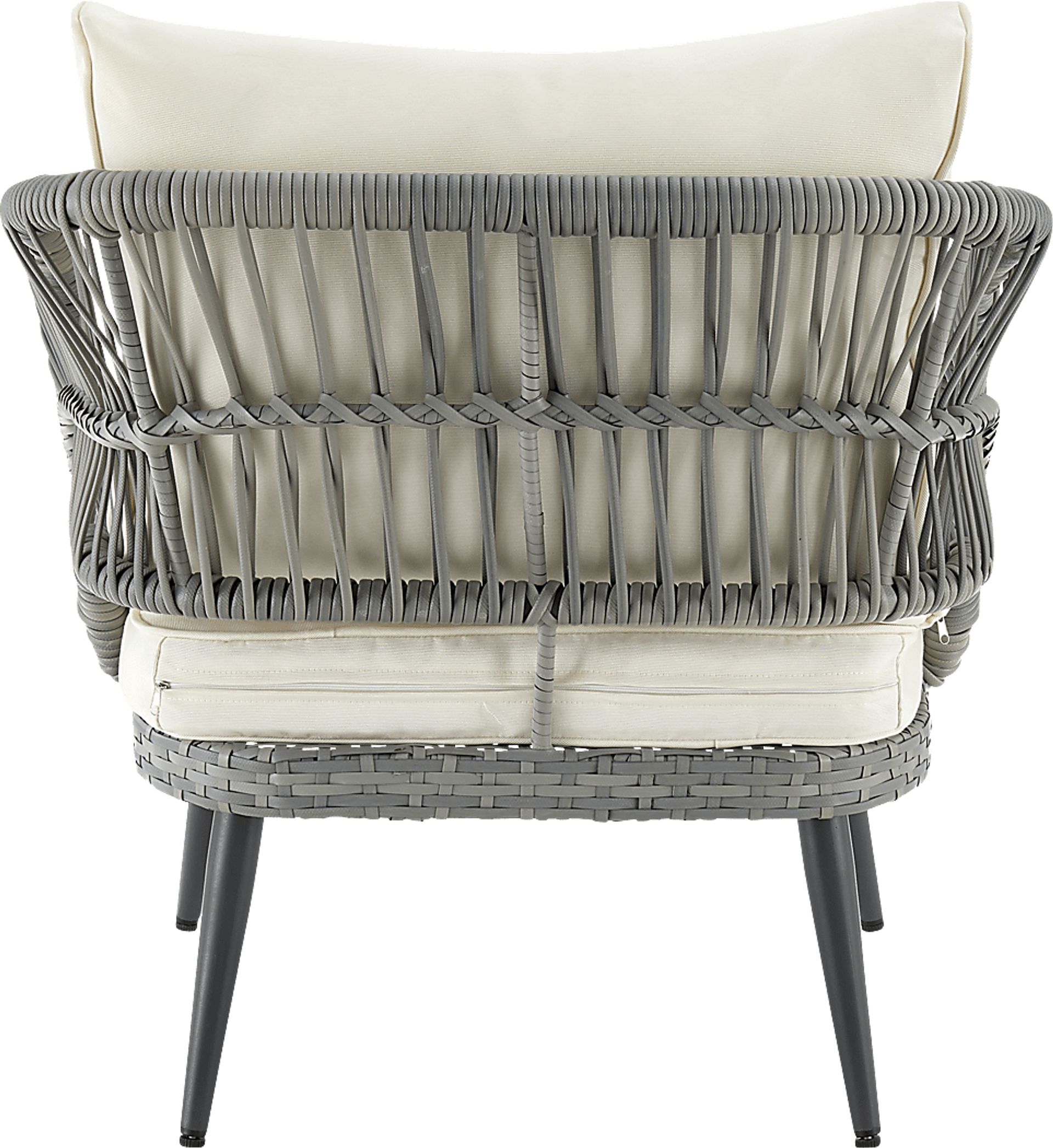 Outdoor Eashley Cream 4 Pc Conversation Set - Image 14