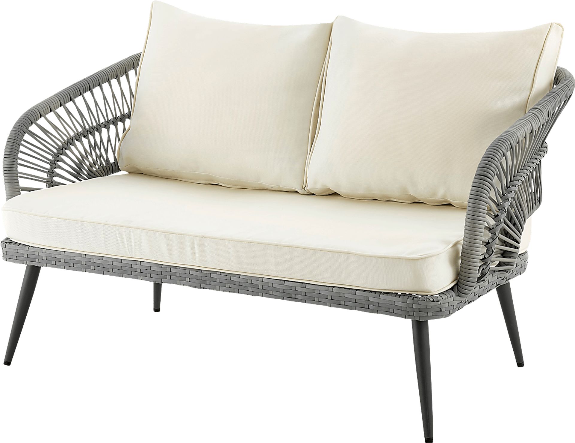 Outdoor Eashley Cream 4 Pc Conversation Set - Image 6
