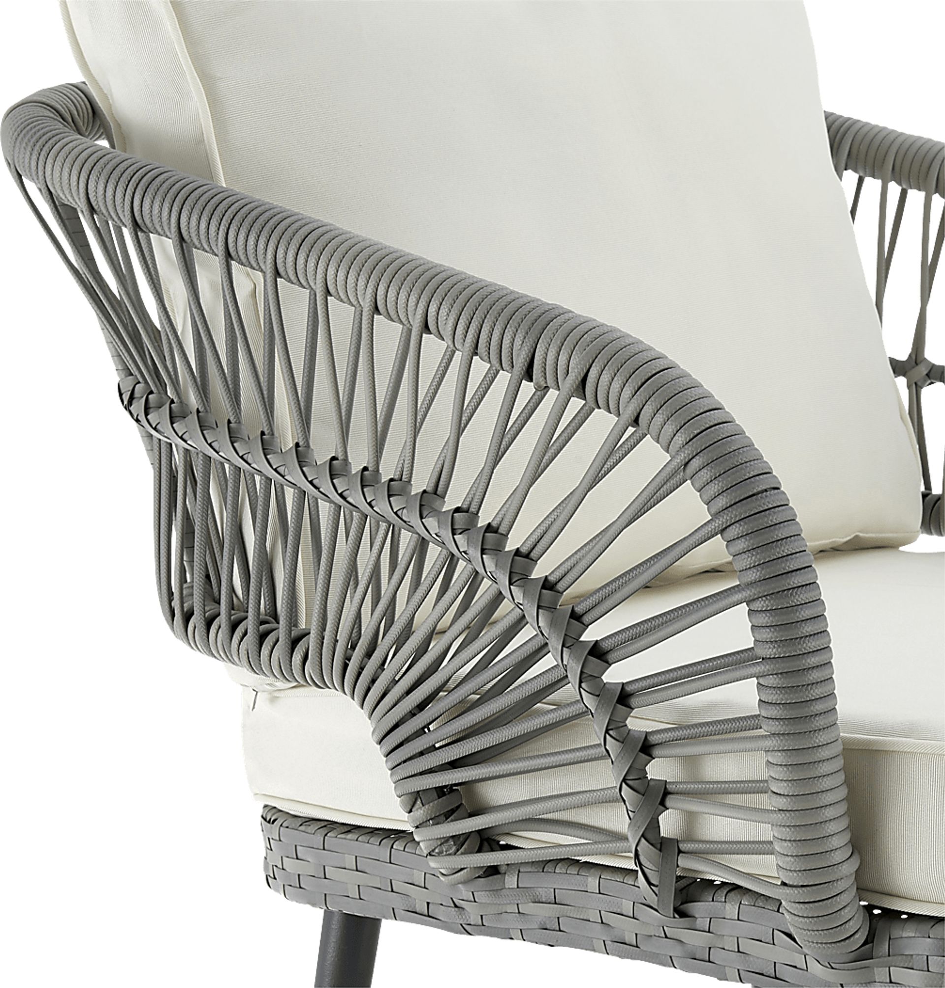 Outdoor Eashley Cream 4 Pc Conversation Set - Image 13