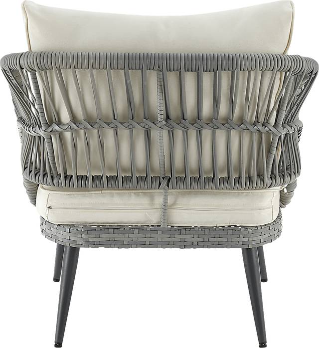 Outdoor Eashley Cream 4 Pc Conversation Set - Thumbnail - Image 15