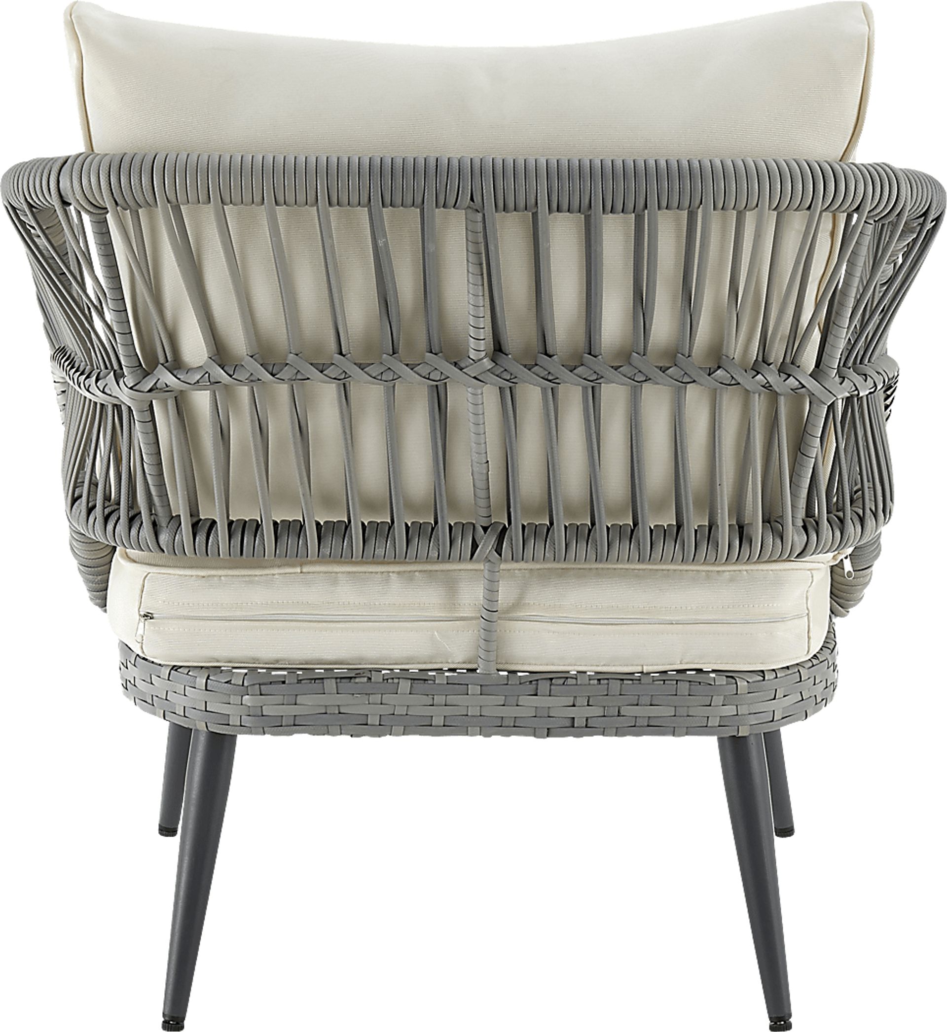 Outdoor Eashley Cream 4 Pc Conversation Set - Image 15