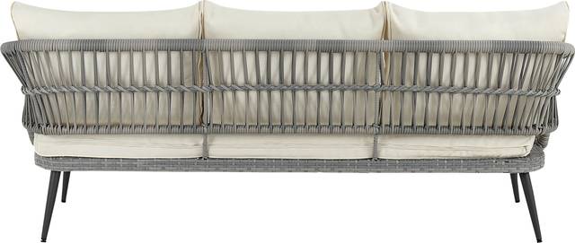 Outdoor Eashley Cream 4 Pc Conversation Set - Thumbnail - Image 10