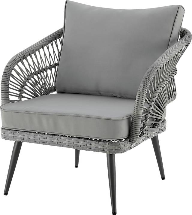 Outdoor Eashley Gray 4 Pc Conversation Set - Thumbnail - Image 13