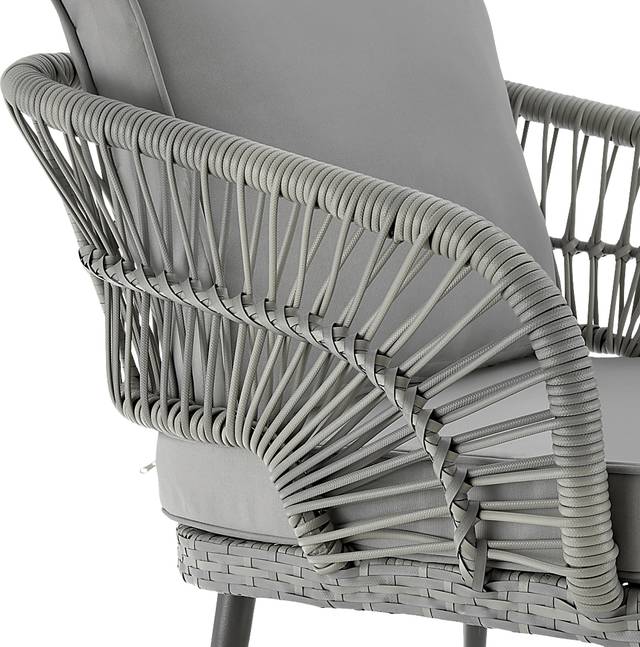 Outdoor Eashley Gray 4 Pc Conversation Set - Thumbnail - Image 14