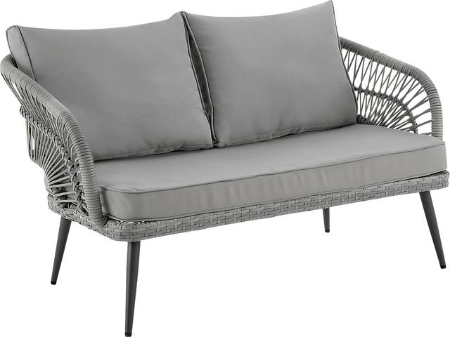 Outdoor Eashley Gray 4 Pc Conversation Set - Thumbnail - Image 6