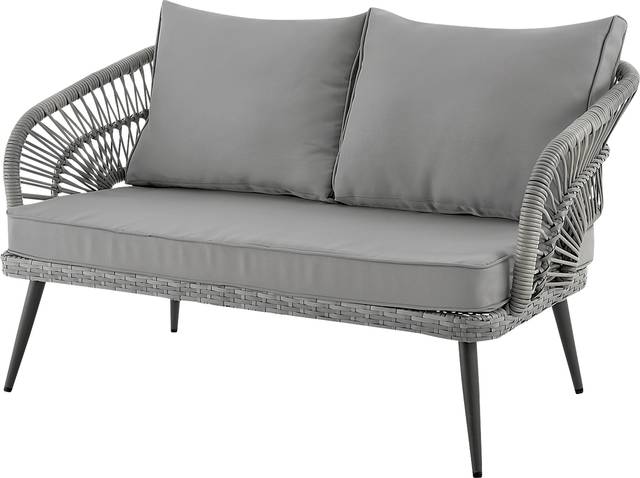 Outdoor Eashley Gray 4 Pc Conversation Set - Thumbnail - Image 8