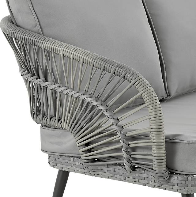 Outdoor Eashley Gray 4 Pc Conversation Set - Thumbnail - Image 7