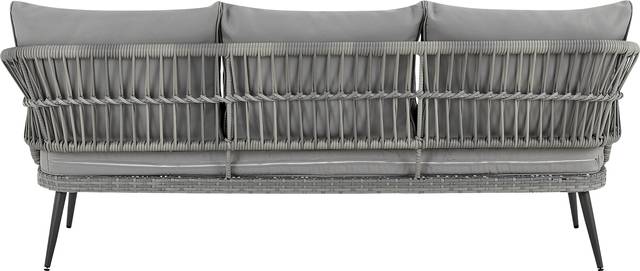 Outdoor Eashley Gray 4 Pc Conversation Set - Thumbnail - Image 9