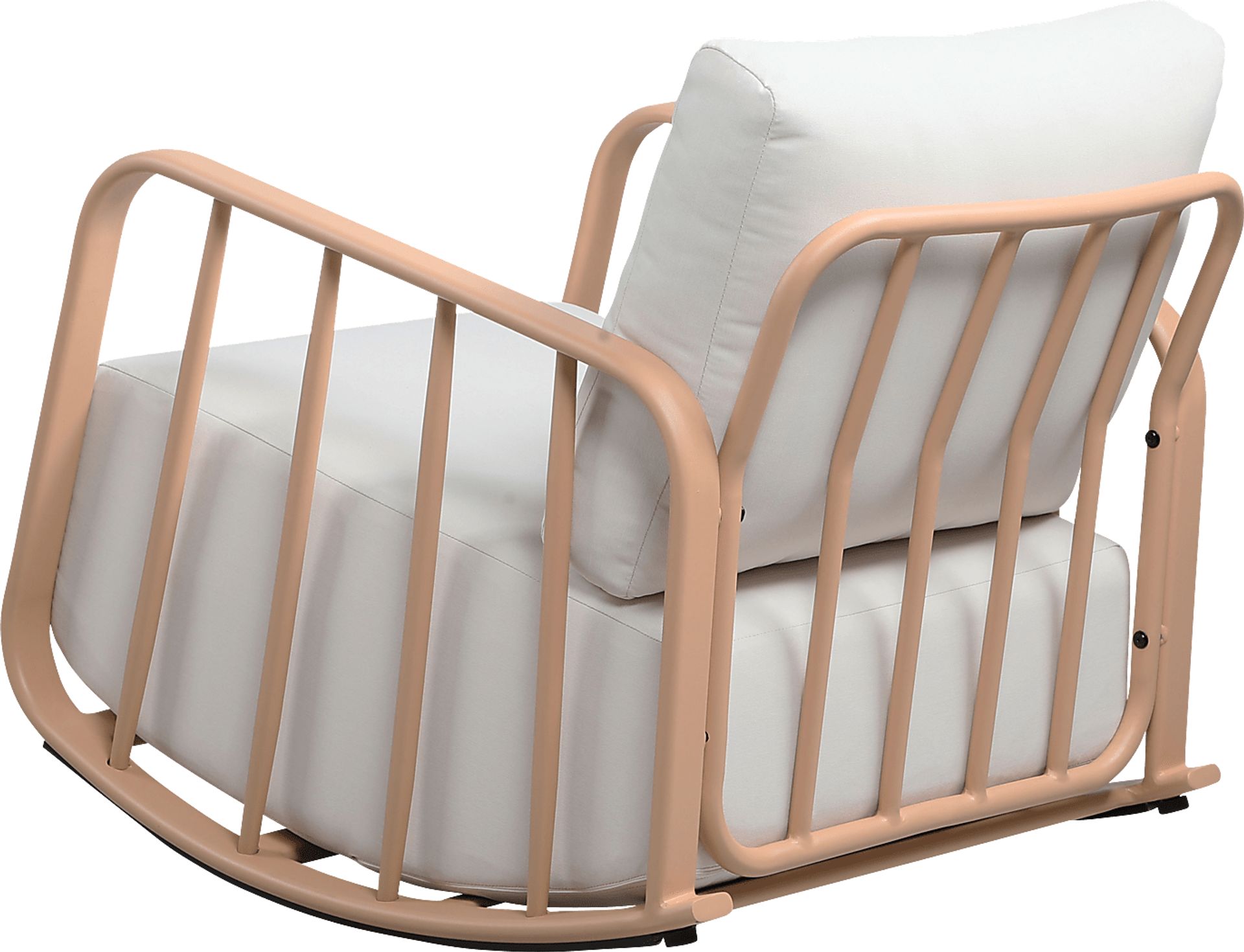 Outdoor Ebinwood Beige Rocking Chair - Image 5