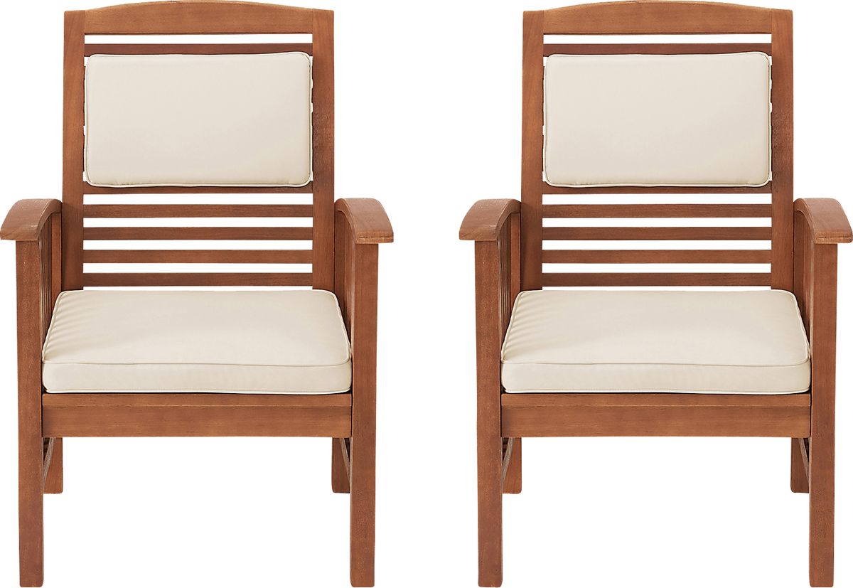 Eladar Brown Polyester Fabric Outdoor Accent Chair Rooms to Go