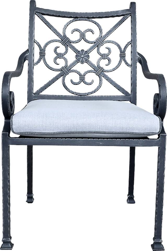 Outdoor Elisaria Light Blue Chair, Set of 2 - Thumbnail - Image 2