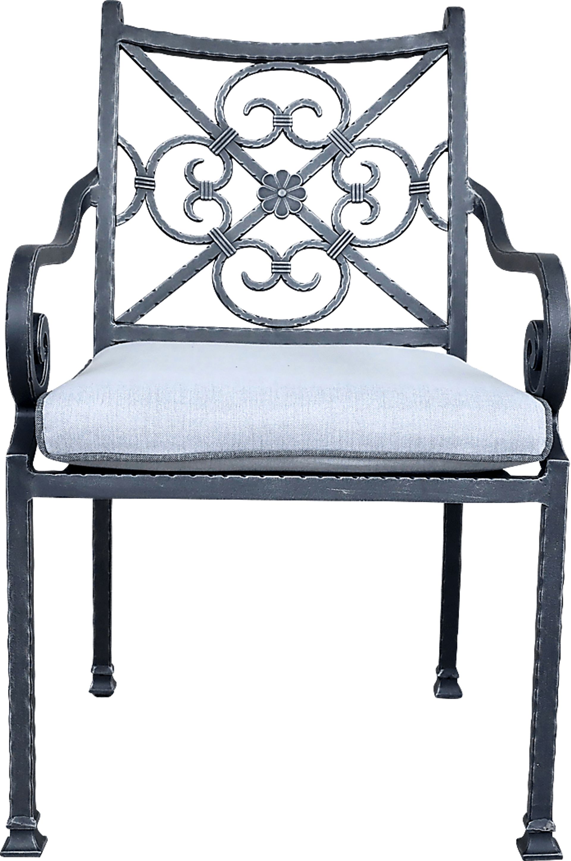Outdoor Elisaria Light Blue Chair, Set of 2 - Image 2
