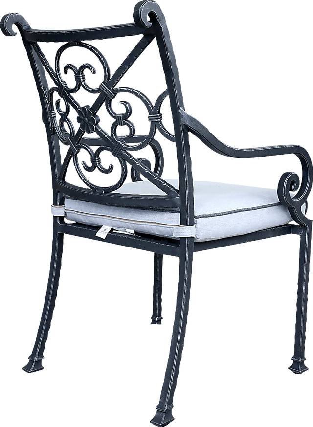 Outdoor Elisaria Light Blue Chair, Set of 2 - Thumbnail - Image 4