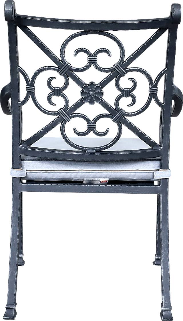 Outdoor Elisaria Light Blue Chair, Set of 2 - Thumbnail - Image 5