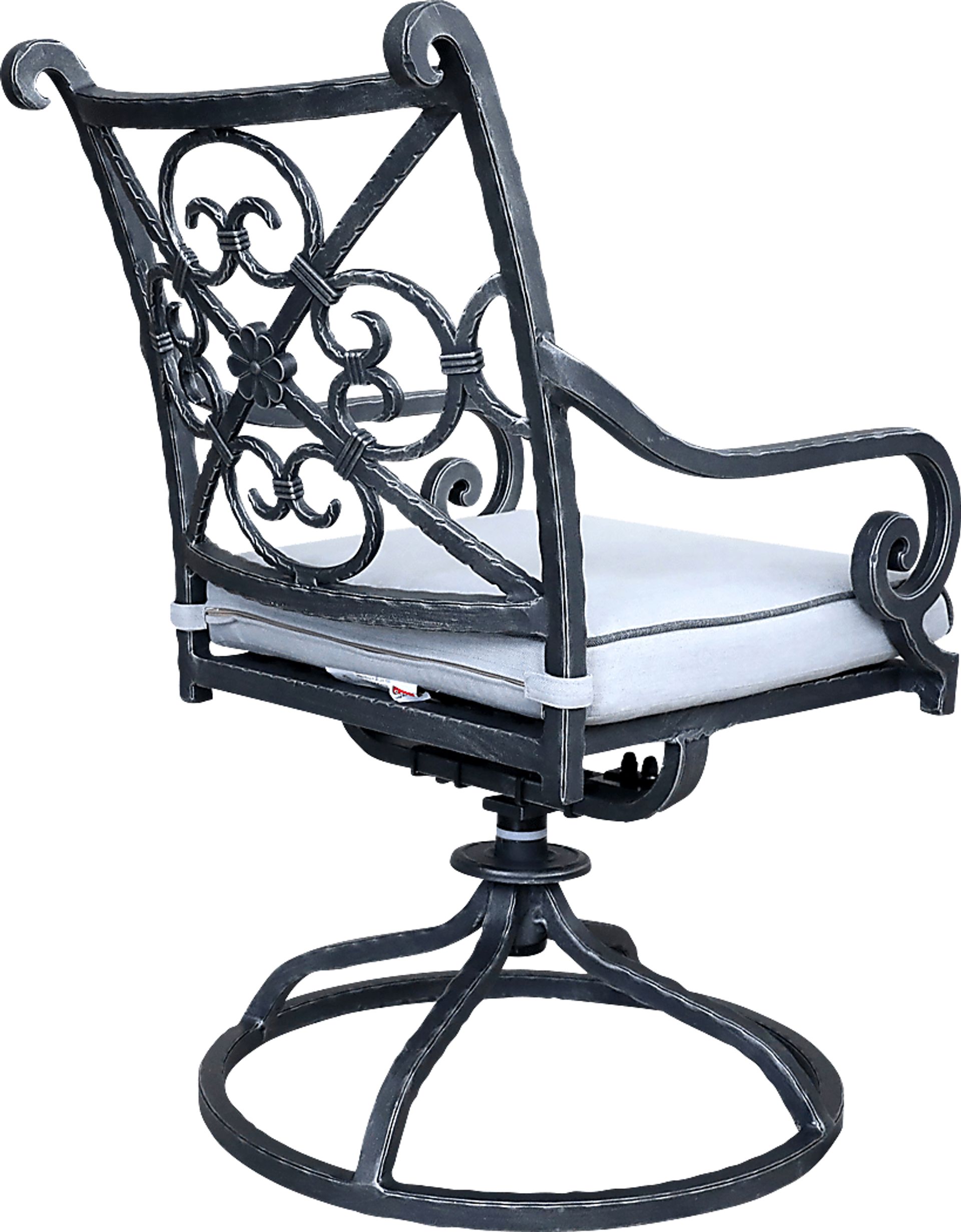 Outdoor Elisaria Light Blue Swivel Rocker, Set of 2 - Image 3