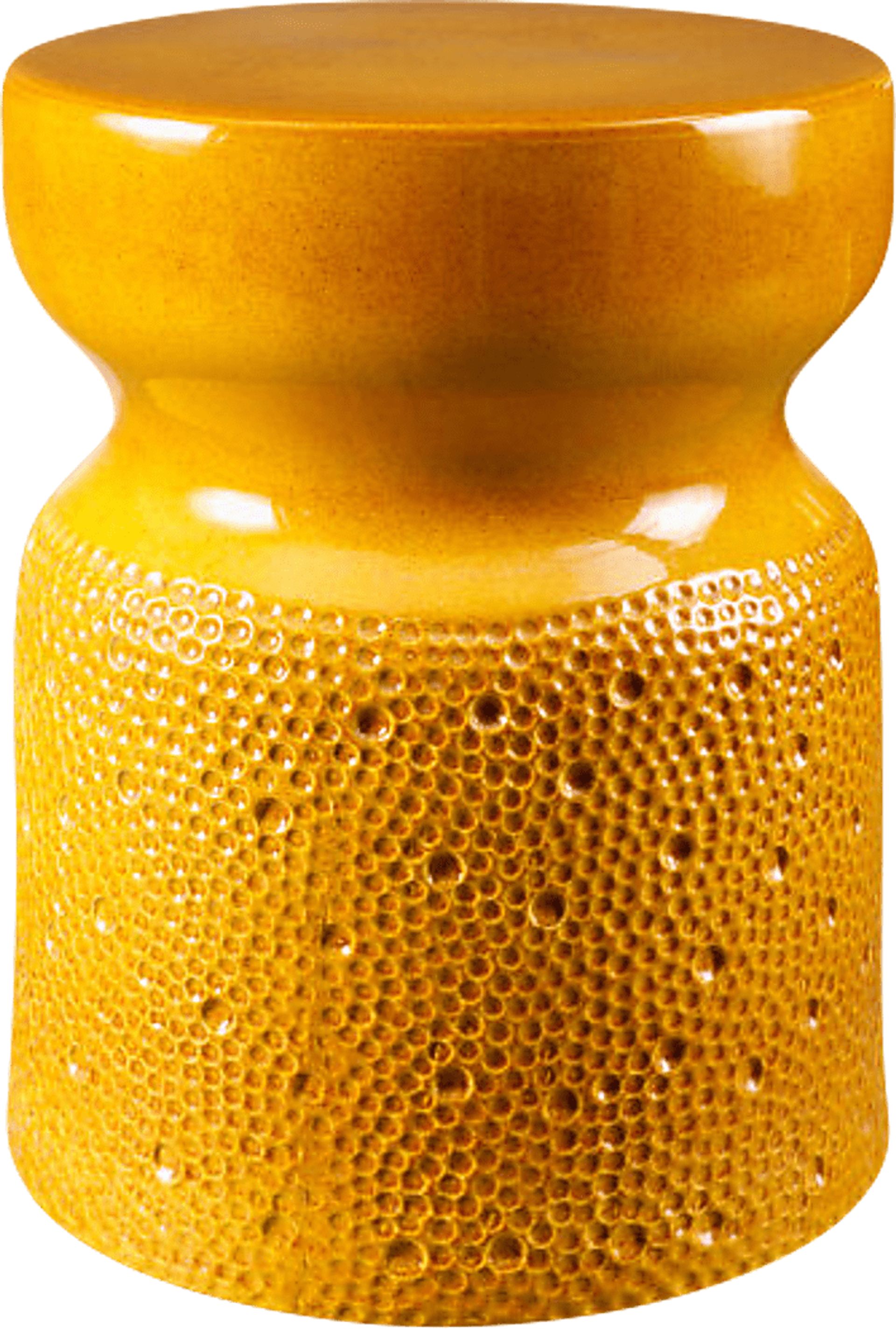 Outdoor Elmor Yellow Garden Stool - Image 1