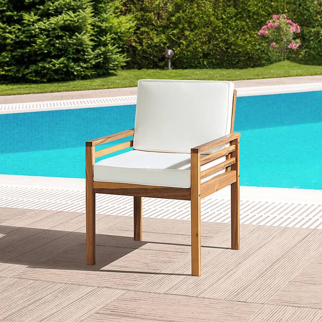 Outdoor Emeraud Brown Dining Chair - Thumbnail - Image 2