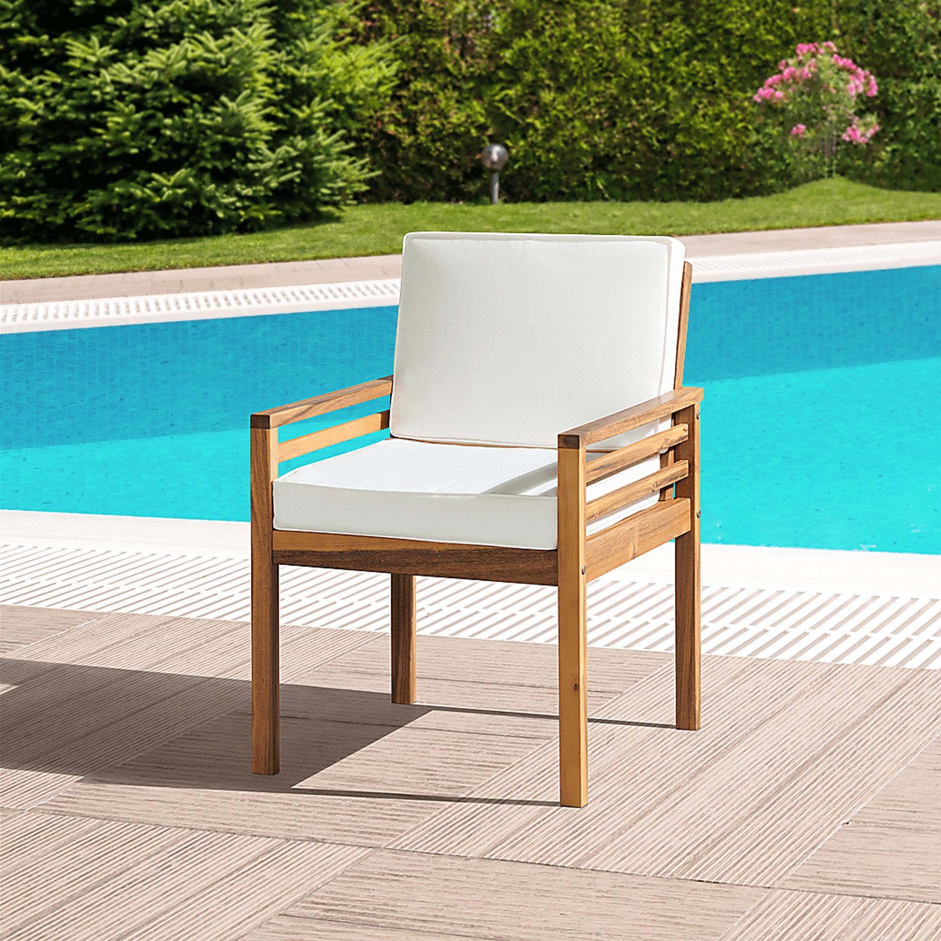 Outdoor Emeraud Brown Dining Chair - Image 2