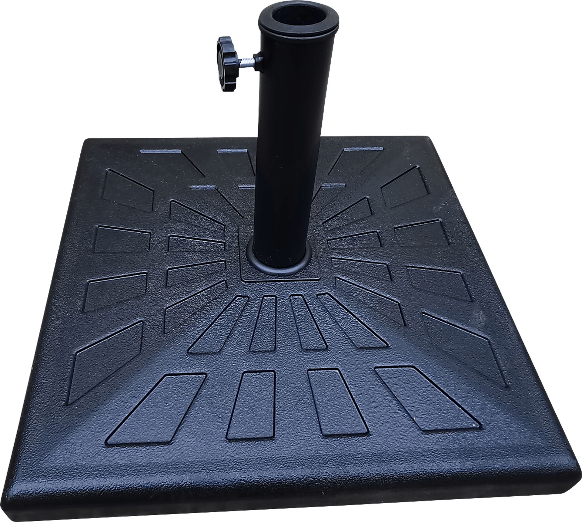 Outdoor Emerence Gray Umbrella Base - Image 3