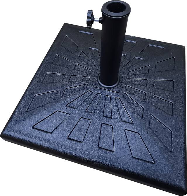 Outdoor Emerence Gray Umbrella Base - Thumbnail - Image 1