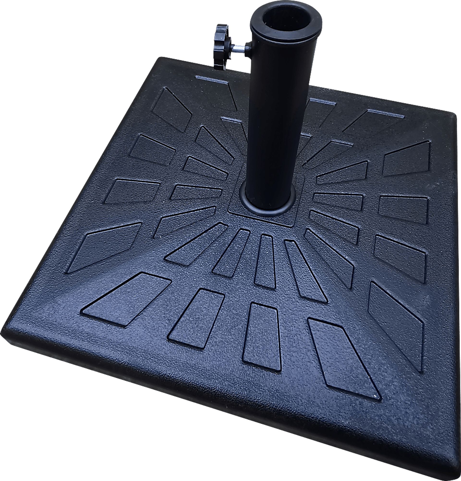 Outdoor Emerence Gray Umbrella Base - Image 1