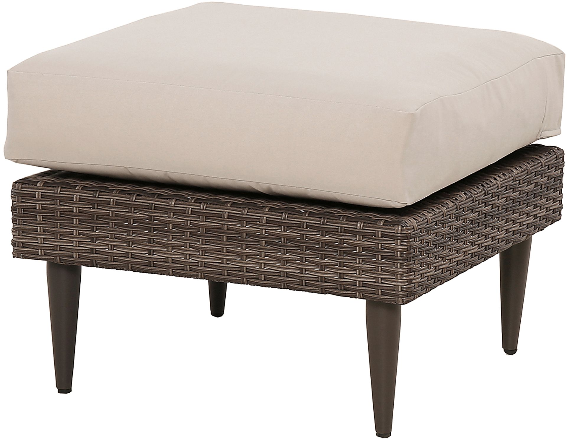 Outdoor Enelos Brown Ottoman - Image 3