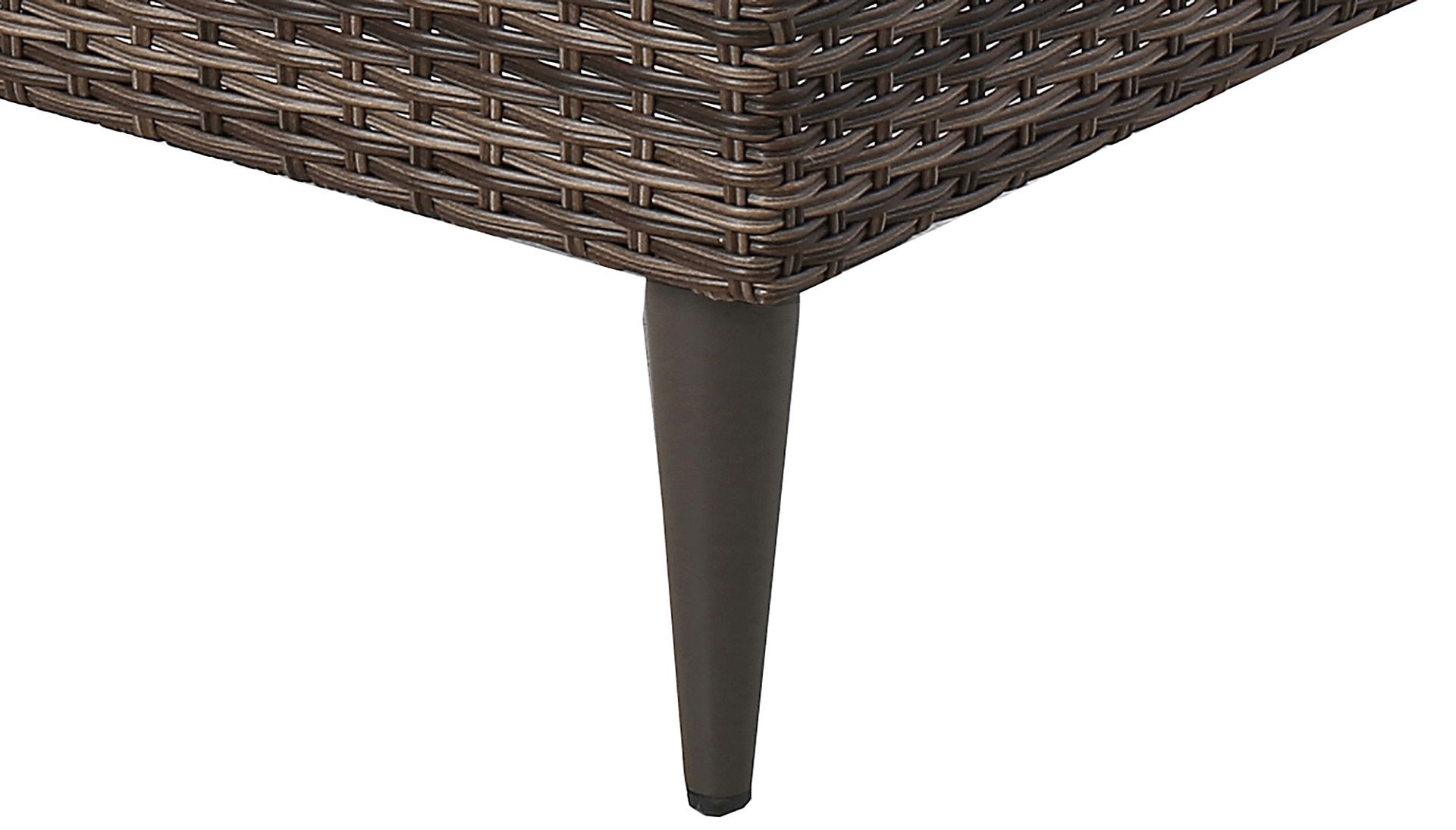 Outdoor Enelos Brown Ottoman - Image 6