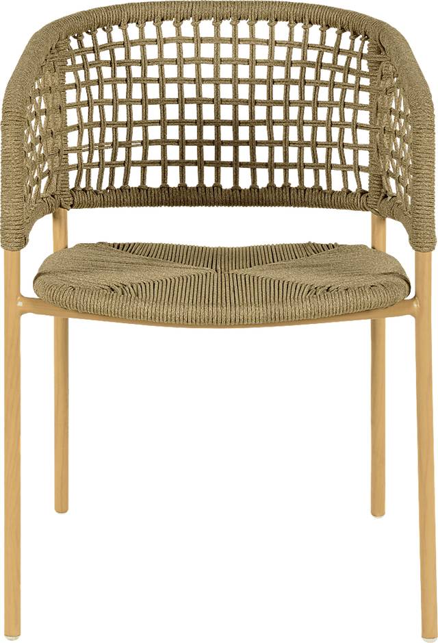 Outdoor Epting Brown Dining Chair - Thumbnail - Image 3