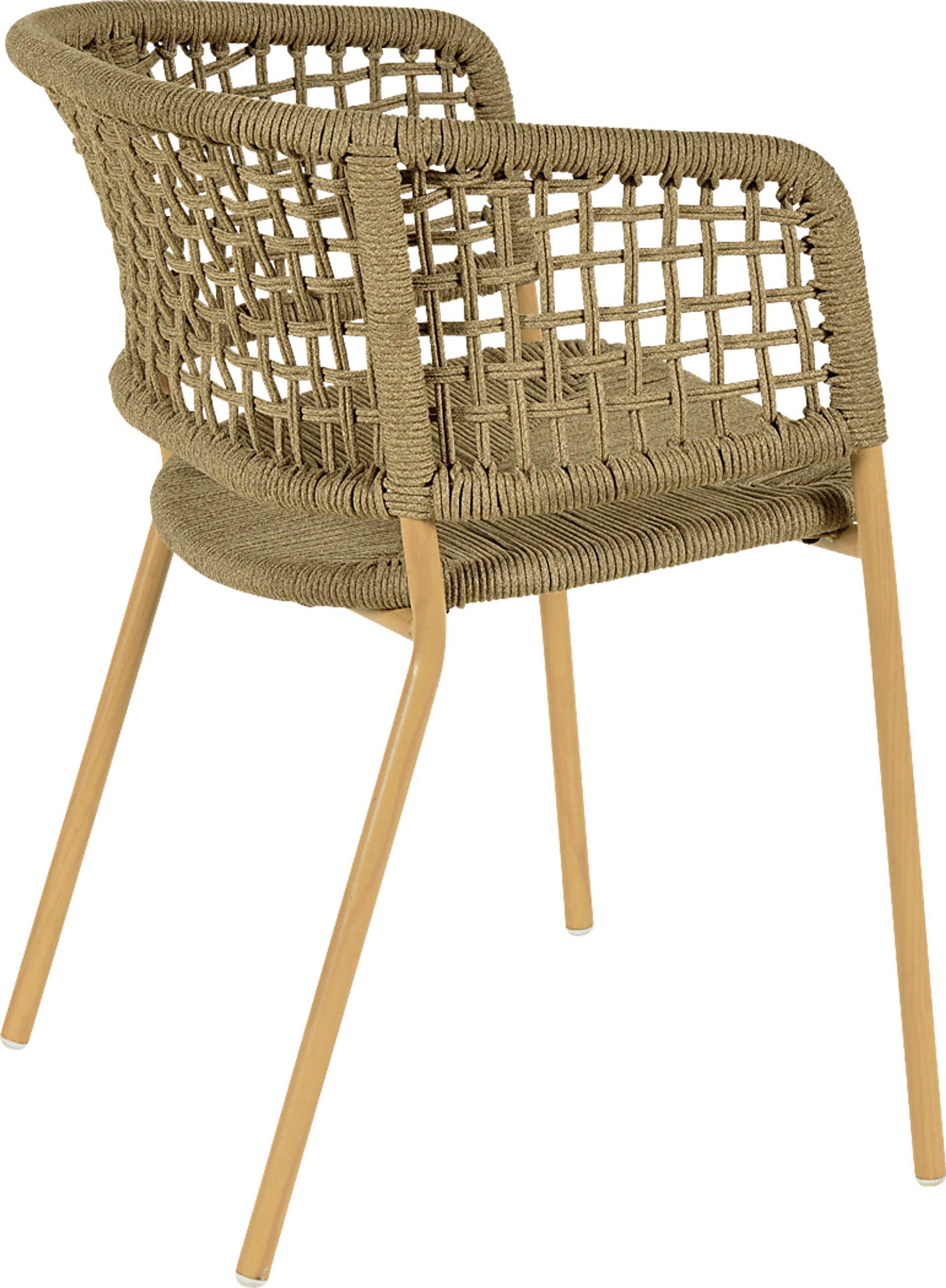 Outdoor Epting Brown Dining Chair - Image 4