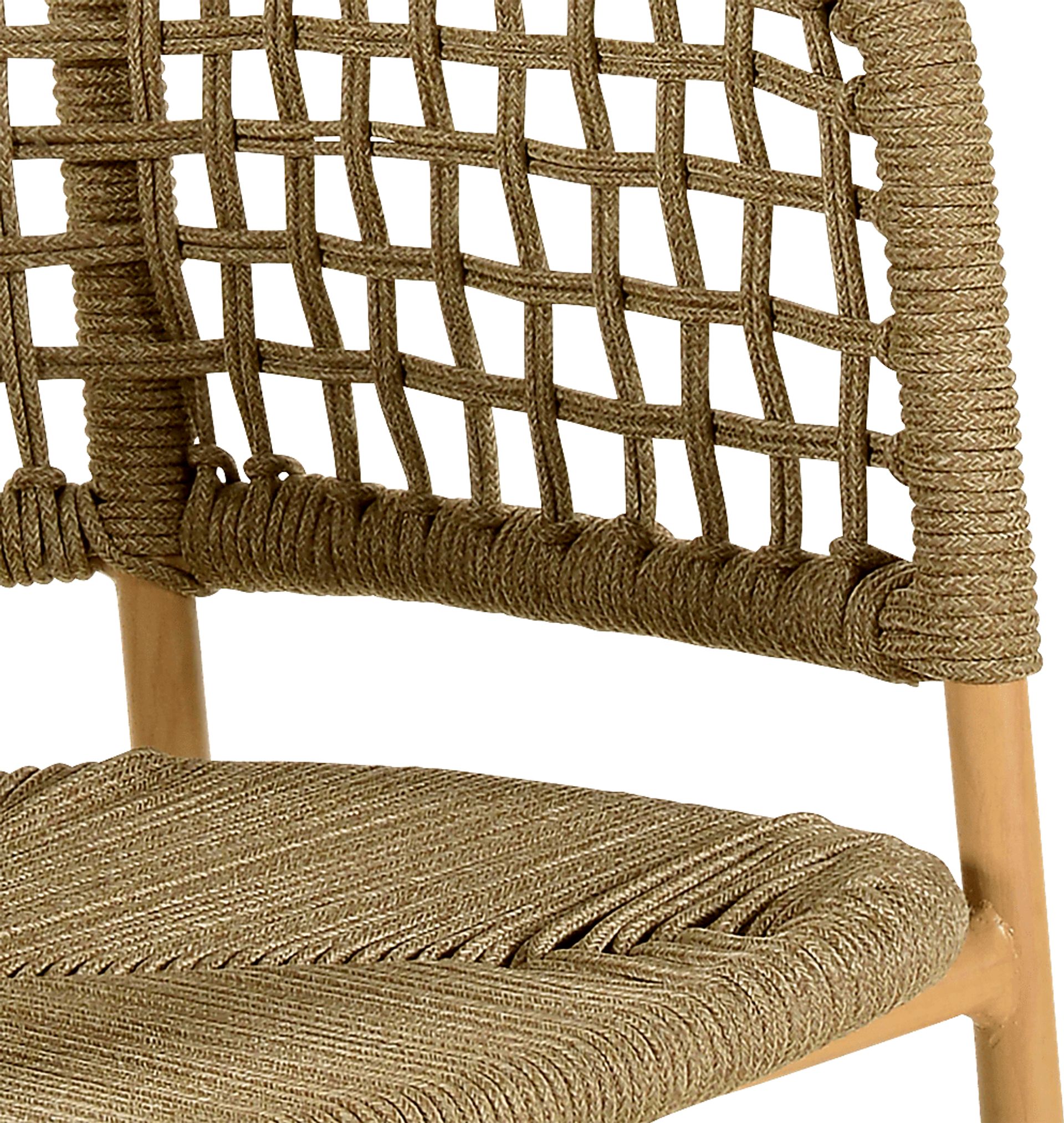 Outdoor Epting Brown Dining Chair - Image 5